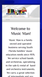 Mobile Screenshot of musicmaninc.com